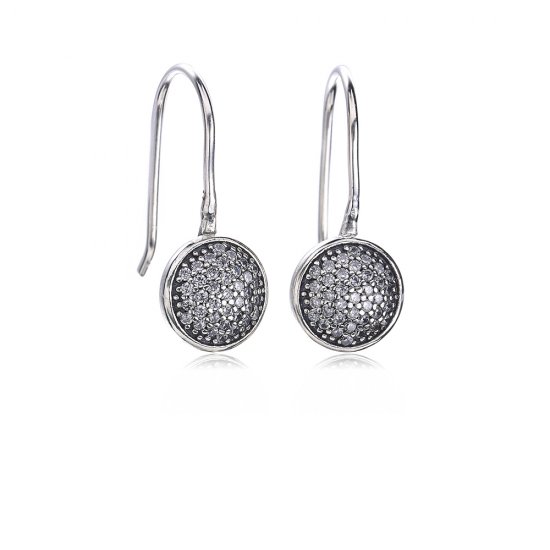 Brinco PANDORA Gotas Brilhantes - 290734CZ  Clique na imagem para fechar