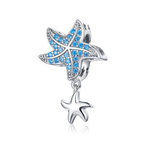 Charm Estrela-do-mar Oceânica estilo Pandora - BSC252 Charm Estrela-do-mar Oceânica estilo Pandora - BSC252