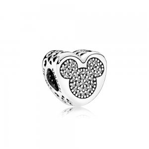 Charm PANDORA Mickey & Minnie Amor Verdadeiro - 792050CZ Charm PANDORA Mickey & Minnie Amor Verdadeiro - 792050CZ