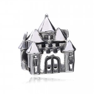 Charm berloques Pandora de prata Castelo Charm berloques Pandora de prata Castelo