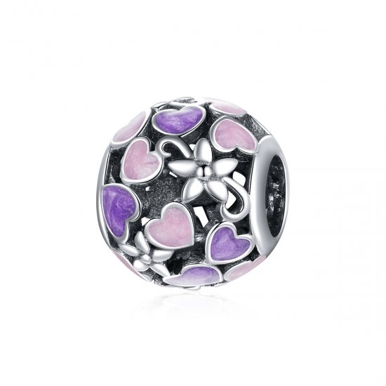 Charm Flores do amor life Pandora - SCC1798  Clique na imagem para fechar