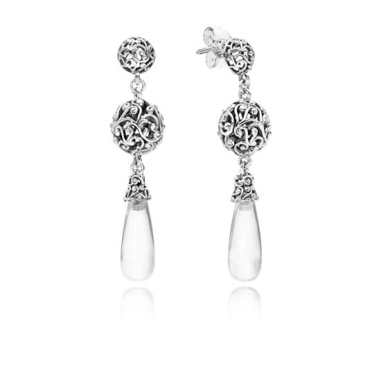 Brinco PANDORA Rainha Moderna - 297686CZ  Clique na imagem para fechar