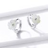 Brinco Argolas Flores puras estilo Pandora - BSE321