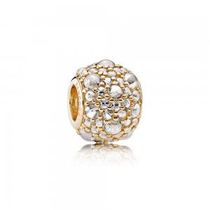 Charm berloques PANDORA Gotas de Orvalho de Ouro