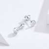 Brincos Petit Feijão Simples estilo Pandora - SCE705-A