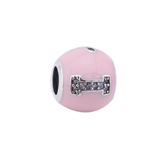 Charm Pandora de prata Rosa eu amo o animal de estimação  Clique na imagem para fechar