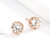 Brincos Petit Luz estilo Pandora Rose - SCE499-C