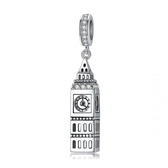 Charm Pendente Big Ben da Grã-Bretanha estilo Pandora - SCC868  Clique na imagem para fechar