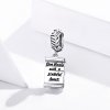 Charm Pendente Carta Manuscrita estilo Pandora - SCC1605