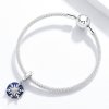 Charm Pendente Céu noturno com neve estilo Pandora - BSC367