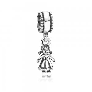 Charm PANDORA de Prata Pendente Menininha - 790860 Charm PANDORA de Prata Pendente Menininha - 790860