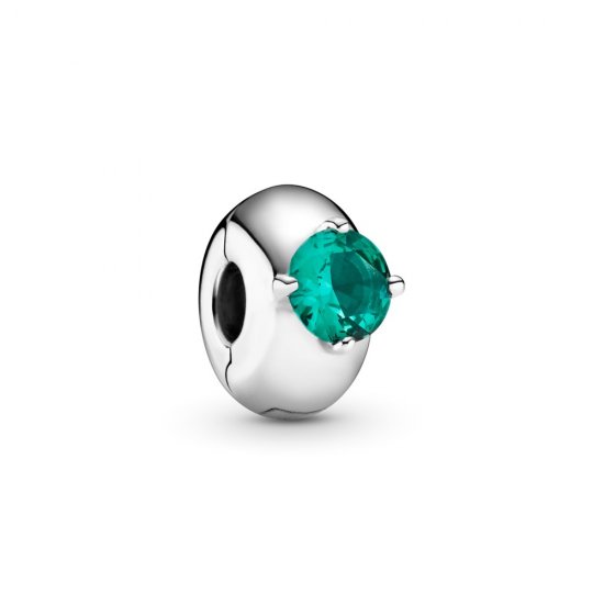 Charm Clipe Solitário Verde - 799204C03  Clique na imagem para fechar