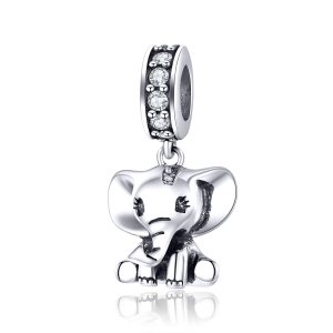 Charm Pendente Pequeno elefante estilo Pandora - SCC1338