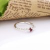 Anel Blazing Red Beaded Pandora - 198867C02