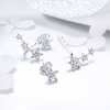 Brincos Petit Estrelas estilo Pandora - SCE448