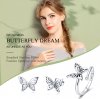 Conjunto de joias Dois tons Sonho de borboletas estilo Pandora - SET003