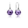 Brinco PANDORA de Prata Esfera Lavanda - 290552ACZ