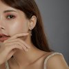 Brinco Anjo de branco Cruzar com amor estilo Pandora - SCE969