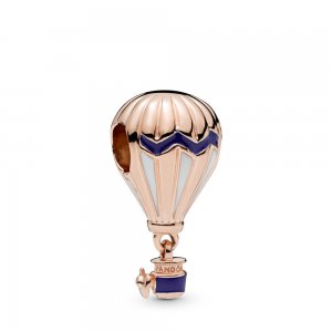 Charm Pendente Balão de ar quente azul Pandora Rose - 788055ENMX