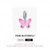 Charm Pendente Borboleta rosa estilo Pandora - SCC1728