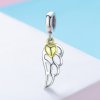 Charm Pendente Dois tons Elf Wings estilo Pandora - SCC838