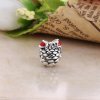 Charm PANDORA de Prata e Esmalte Pinha de Natal - 791237EN39