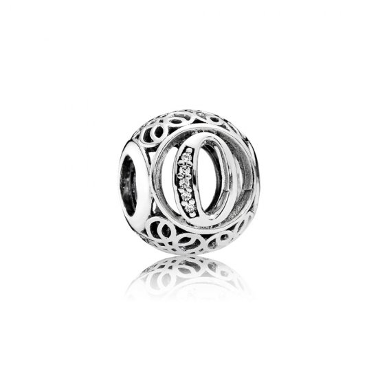 Charm PANDORA Alfabeto Vintage Letra O - 791859CZ  Clique na imagem para fechar