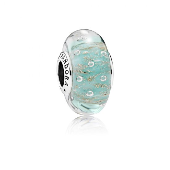 Charm PANDORA Murano Bolhas Brilhantes Menta - 791669  Clique na imagem para fechar