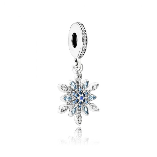 Pendente PANDORA Brilhante Cristal de Neve - 791761NBLMX  Clique na imagem para fechar