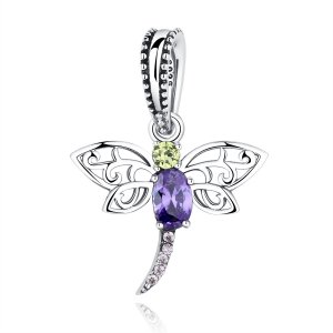 Charm Pendente Libélula estilo Pandora - SCC048 Charm Pendente Libélula estilo Pandora - SCC048