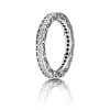 Anel PANDORA de Prata, cubic zirconia - 190618CZ