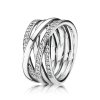 Anel PANDORA de Prata Grande Brilho - 190919CZ Anel PANDORA de Prata Grande Brilho - 190919CZ