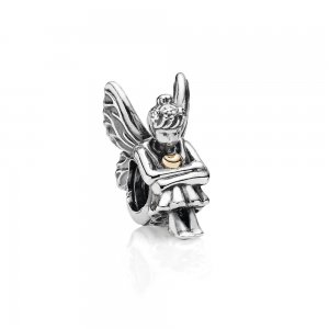 Charm PANDORA de Prata e Ouro Fada Ninfa - 791206 Charm PANDORA de Prata e Ouro Fada Ninfa - 791206