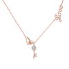 Colar Chave do coração estilo Pandora Rose - SCN292