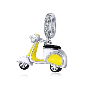 Charm Pendente Motocicleta estilo Pandora - BSC136 Charm Pendente Motocicleta estilo Pandora - BSC136