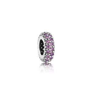 Separador PANDORA Pavê Inspiração Roxo - 791359CFP - Contas