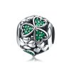 Charm Trevo verde life Pandora - SCC964 Charm Trevo verde life Pandora - SCC964
