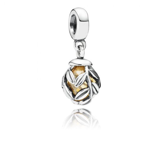 Charm com Pendente PANDORA Folha de Louro - 791407CCZ  Clique na imagem para fechar