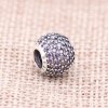 Charm PANDORA de Prata e Pavê de Zircônias Vermelho - 791051CZR