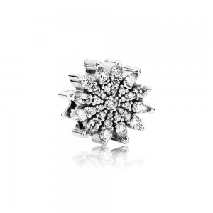 Charm PANDORA Brilhante Floco de Neve - 791764CZ Charm PANDORA Brilhante Floco de Neve - 791764CZ