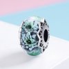 Charm Cyan Chrysanthemum estilo Pandora - SCC1011