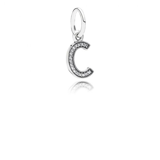 Pingente PANDORA de Prata Brilhante Letra C - 791315CZ  Clique na imagem para fechar