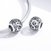 Charm Flores com orifícios, letra S estilo Pandora - SCC1444-S