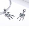 Charm Pendente Coração da Árvore Familiar Openwork estilo Pandora - SCC1445