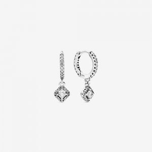 Argolas Square Sparkle Pandora - 298503C01