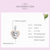 Charm Pendente Dois tons Filhote de labrador estilo Pandora - SCC1611