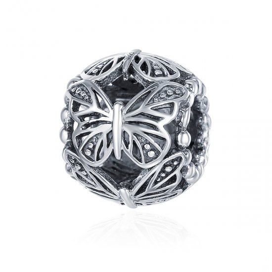 Charm Borboleta vintage estilo Pandora - SCC491  Clique na imagem para fechar