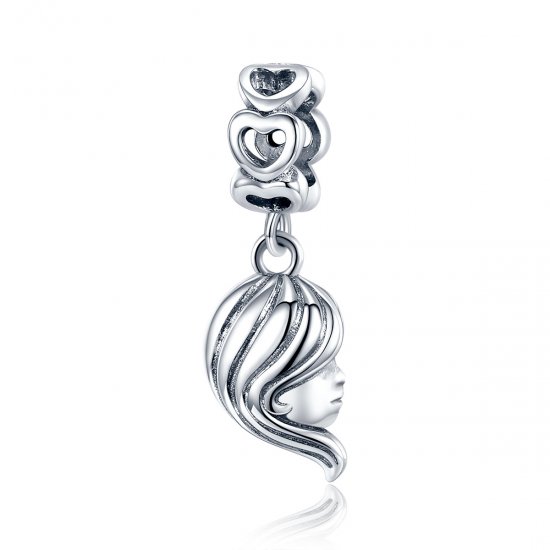 Charm Pendente Mãe e filha estilo Pandora - BSC275  Clique na imagem para fechar