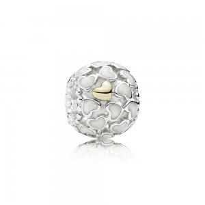 Charm berloques PANDORA Multi Corações Cintilantes