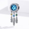 Charm Apanhador de sonhos de safira estilo Pandora - SCC1384